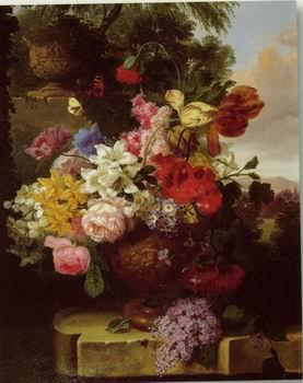 unknow artist Floral, beautiful classical still life of flowers.097 oil painting picture